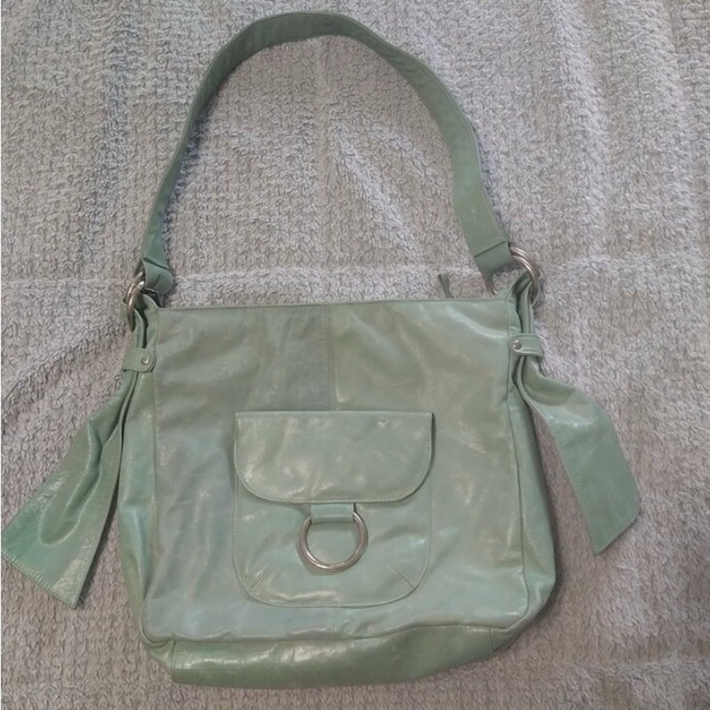 Latico Leather Hobo Green Purse Boho